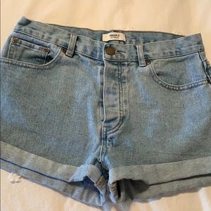 Forever 21 cuffed denim shorts